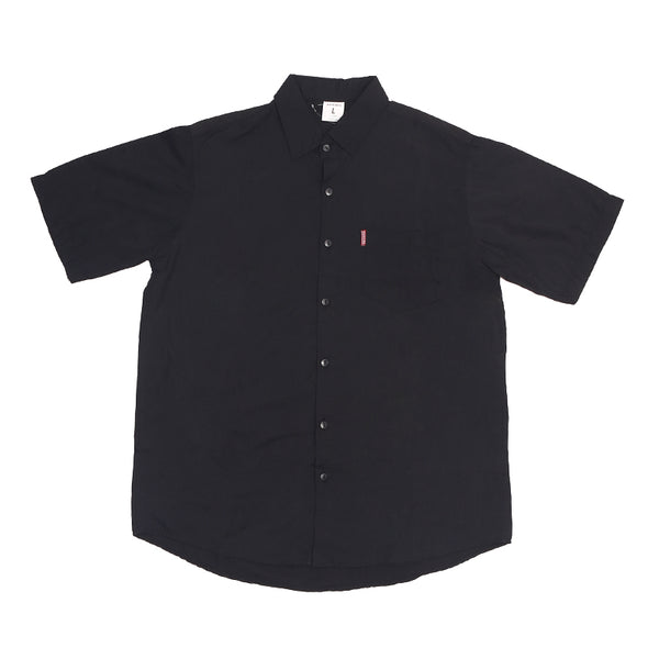 WHITE HORSE SHORT SHIRT BLACK (BLACK)