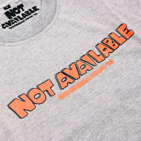 NOT AVAILABLE T-SHIRT  MISTY FONT ORANGE