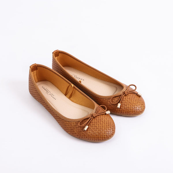 TLTSN DANIELA Brown Flatshoes