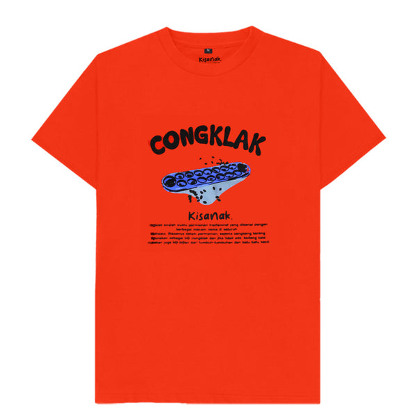 KISANAK T-SHIRT CONGKLAK ORANGE