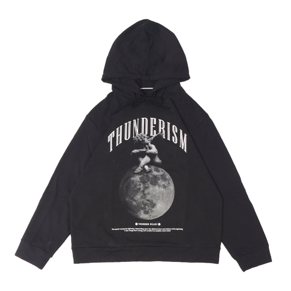 THUNDER HOODIE BABY BLACK (BLACK COLOR)