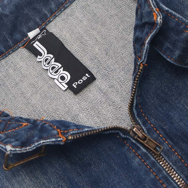 GET JEEP POST DENIM JACKET  (NAVY)