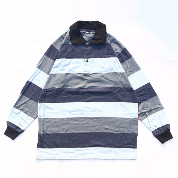 HGI POLO SALOOR LONG SHIRT MID LIGHT BLUE