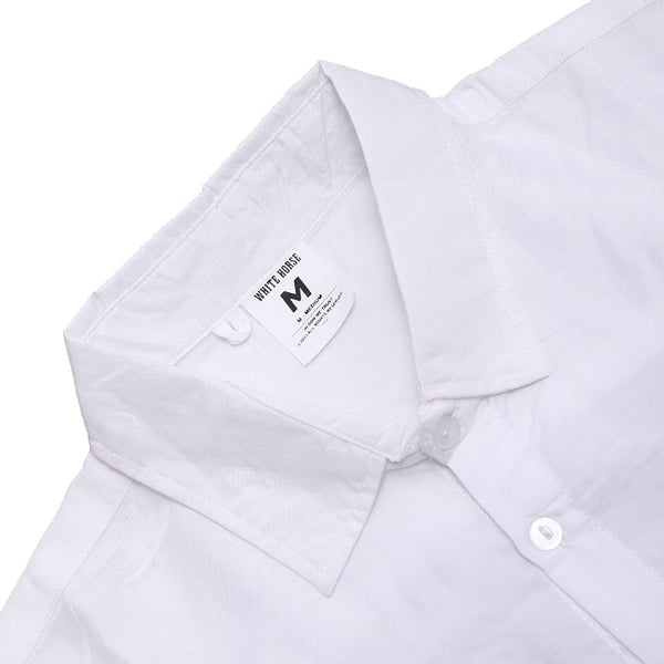 WHITE HORSE SHORT SHIRT WHITE (WHITE)