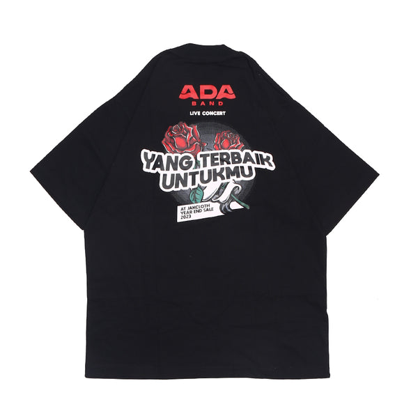 ADA BAND OVERSIZE T-SHIRT MERCH BLACK