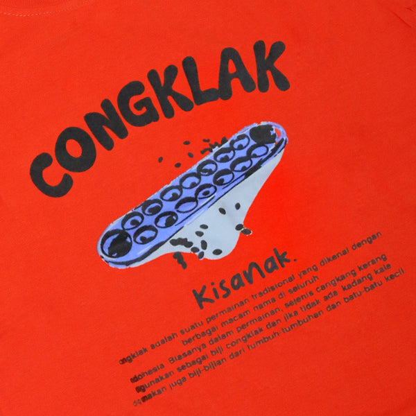 KISANAK T-SHIRT CONGKLAK ORANGE